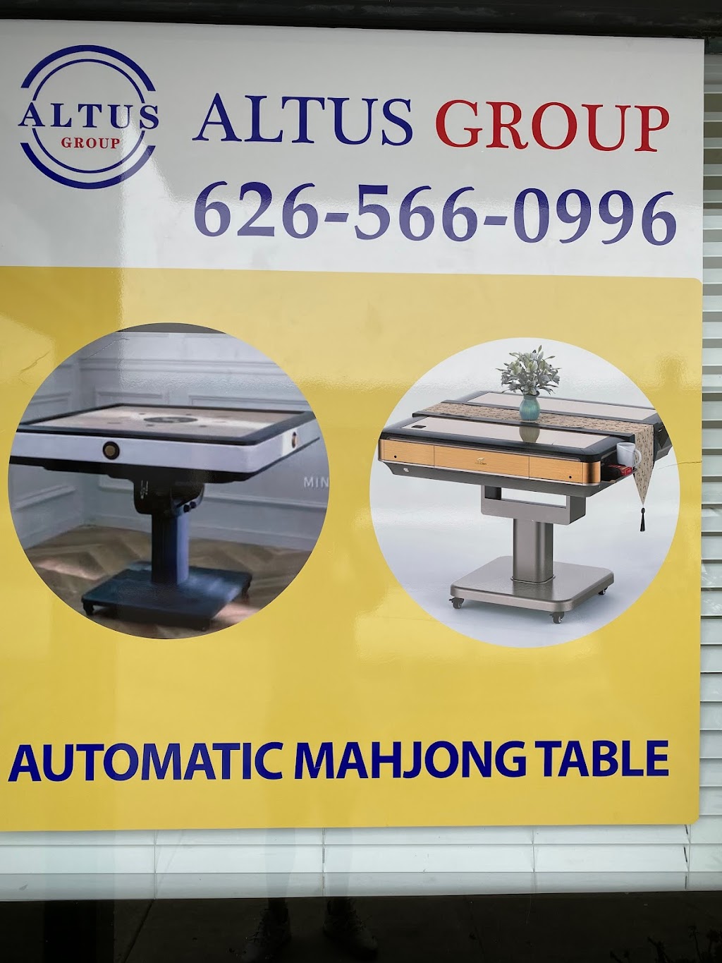 Altus Group LLC. — Best Automatic Mahjong Table | 13920 Valley Blvd, La Puente, CA 91746, USA | Phone: (626) 566-0996