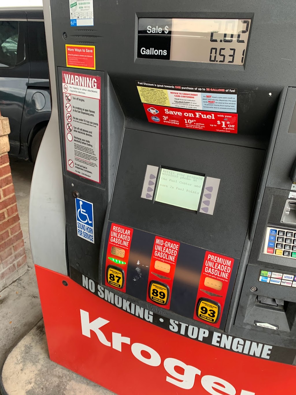 Kroger Fuel Center | 3651 Peachtree Pkwy, Suwanee, GA 30024, USA | Phone: (770) 476-7244