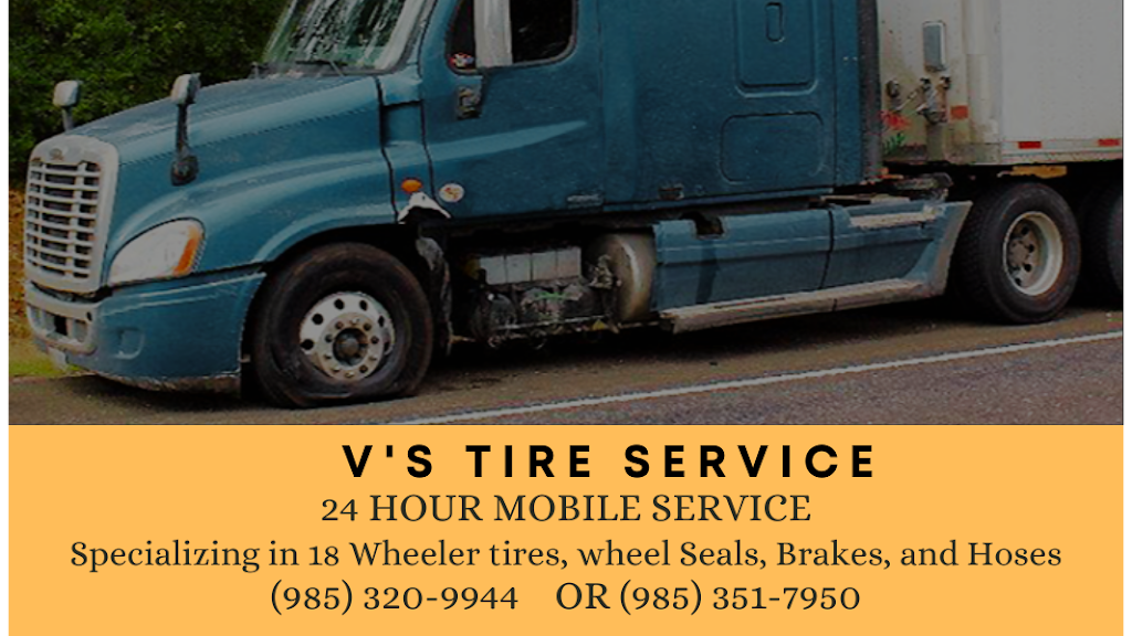 Vs Tire Service | 17592 E Park Ave, Hammond, LA 70403, USA | Phone: (985) 320-9944