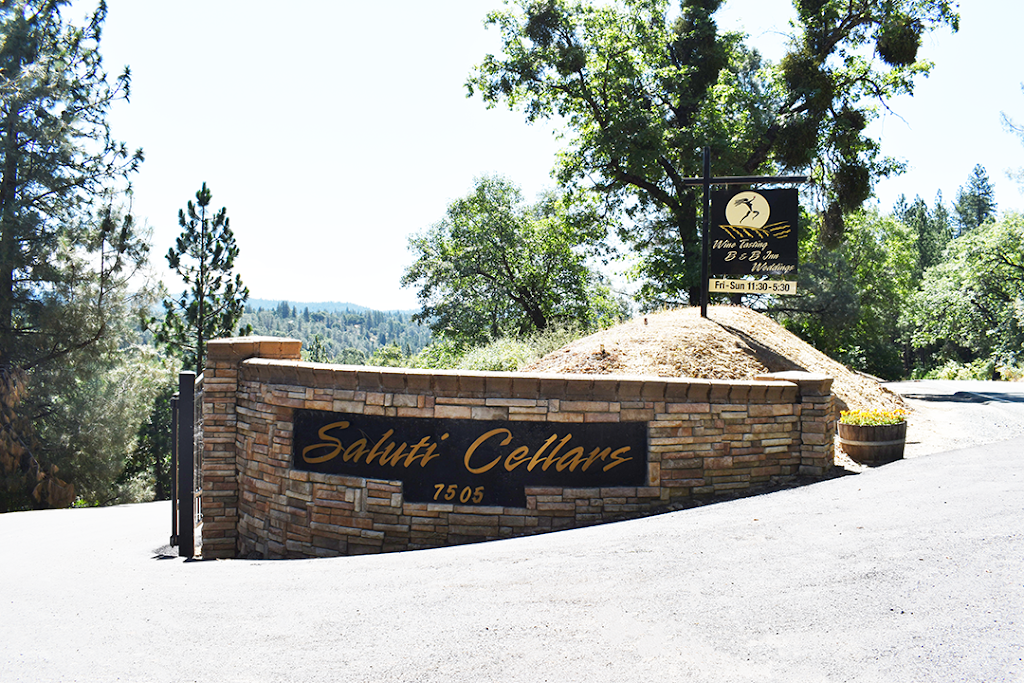 Saluti Cellars | 7505 Grizzly Flat Rd, Somerset, CA 95684, USA | Phone: (530) 957-2528