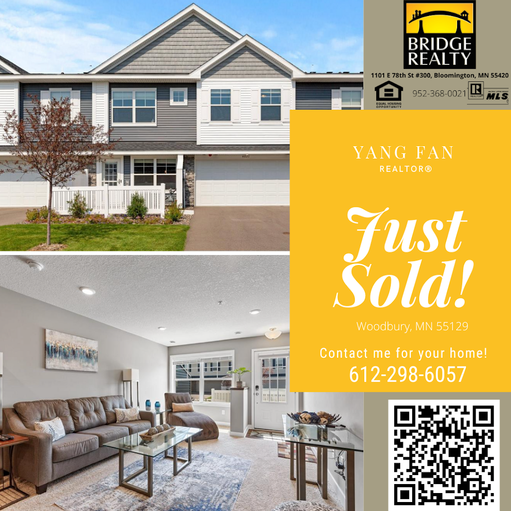 Yang Fan - Bridge Realty, LLC | 1101 E 78th St STE 300, Bloomington, MN 55420, USA | Phone: (612) 298-6057