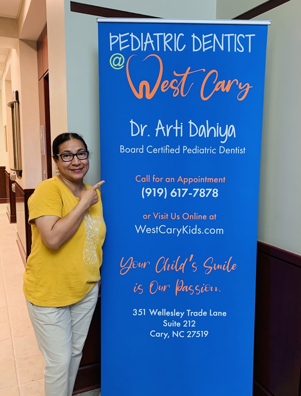 Pediatric Dentist at West Cary | 351 Wellesley Trade Ln Suite 212, Cary, NC 27519, USA | Phone: (919) 617-7878