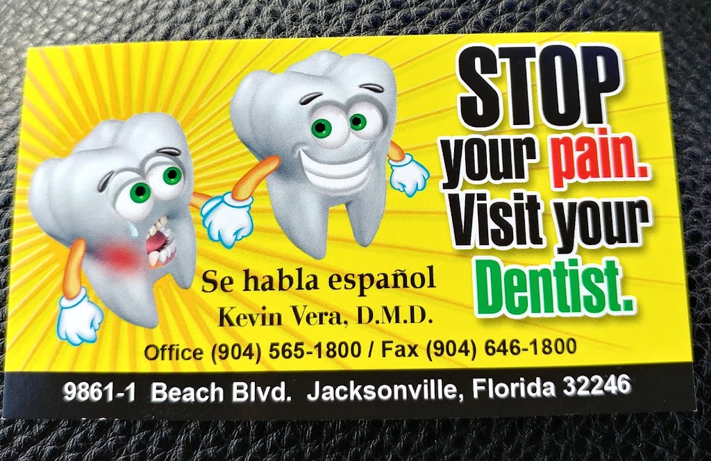 Dr. Kevin Vera, DDS | 9861-1 Beach Blvd, Jacksonville, FL 32246, USA | Phone: (904) 565-1800