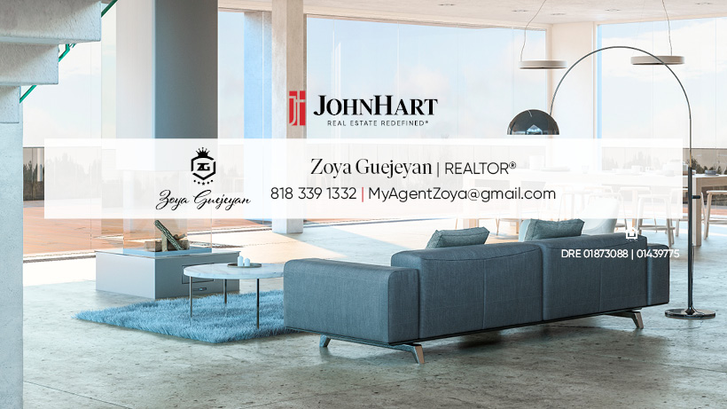 Zoya Guejeyan @ JohnHart Real Estate | 1544 Canada Blvd, Glendale, CA 91208, USA | Phone: (818) 339-1332