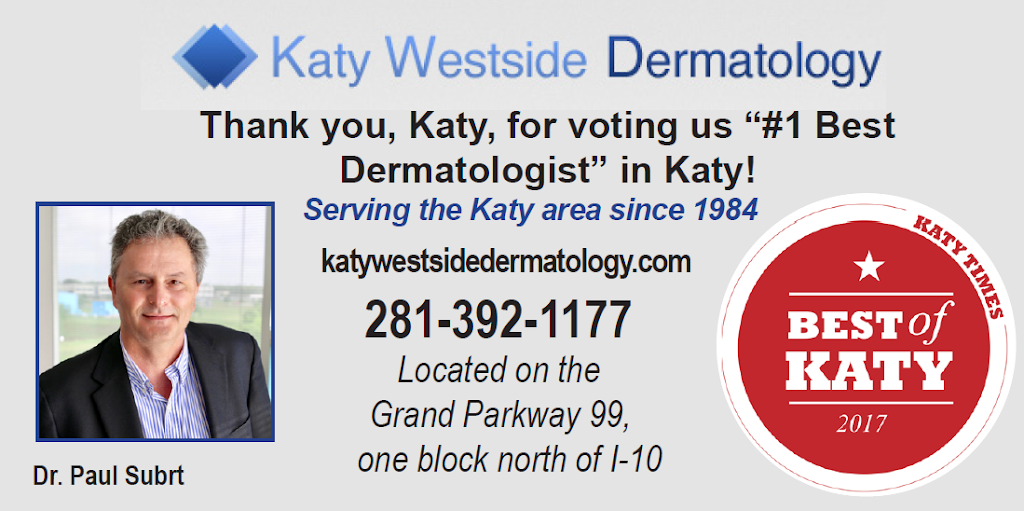 Westside Dermatology Clinic Pa | 1331 Grand Pkwy #370, Katy, TX 77493, USA | Phone: (281) 392-1177