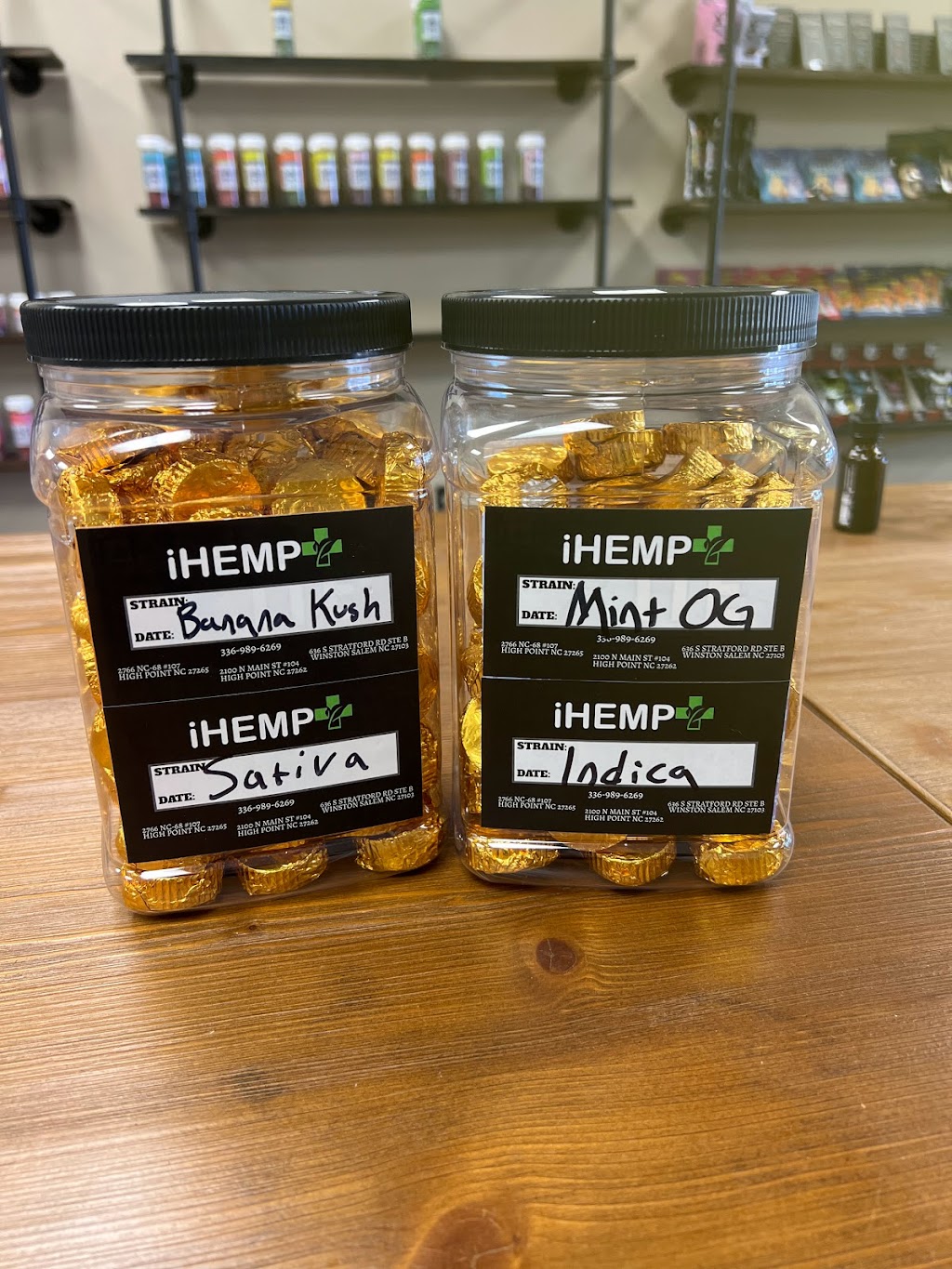 iHemp CBD, Delta8, THCA & Edibles | 2766 NC-68 N #107, High Point, NC 27265, USA | Phone: (336) 335-8946