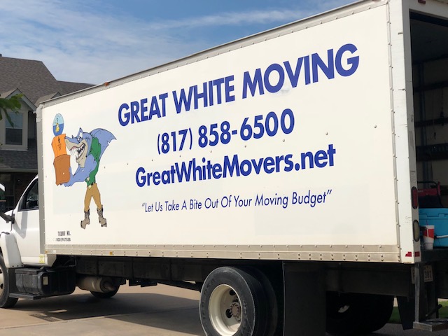 Great White Moving Company | 2330 Carson St, Haltom City, TX 76117, USA | Phone: (817) 858-6500