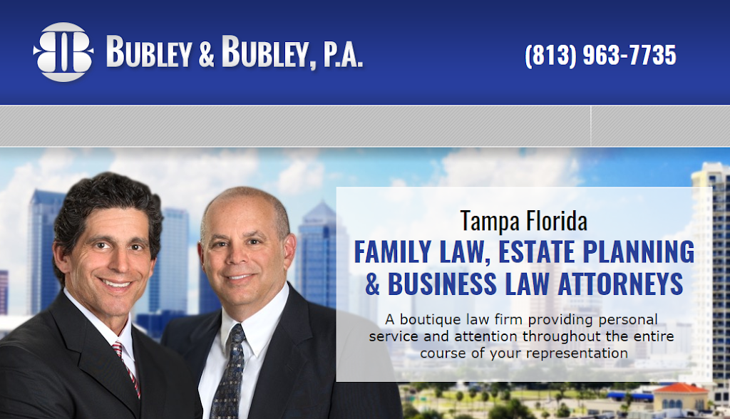 Bubley & Bubley, P.A. | 12960 N Dale Mabry Hwy, Tampa, FL 33618, USA | Phone: (813) 454-0261