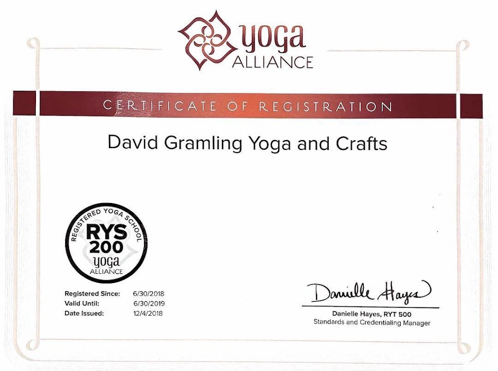 David Gramling Yoga and Crafts | 101 E Redlands Blvd suite 170 a, Redlands, CA 92373 | Phone: (909) 362-6111