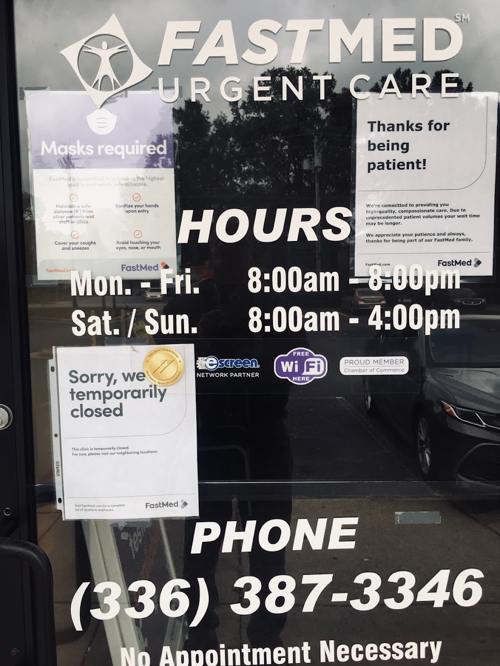 FastMed Urgent Care | 5402 W Market St A, Greensboro, NC 27409, USA | Phone: (336) 387-3346