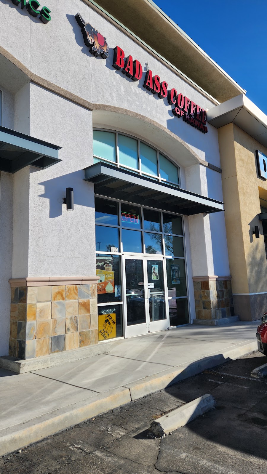 Bad Ass Coffee | 14101 Main St #103, Hesperia, CA 92345, USA | Phone: (442) 800-5641