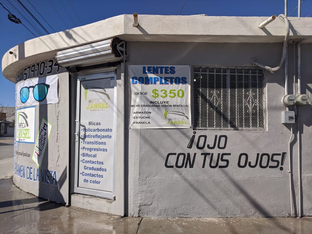 Optica Jansel | C. Arabe 8945, De Las Torres V, 32695 Cd Juárez, Chih., Mexico | Phone: 656 579 1034