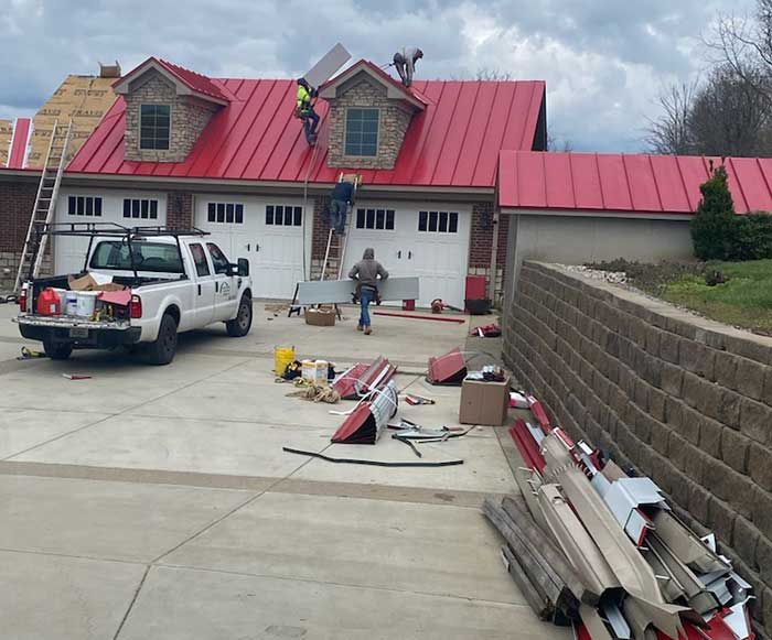 Archway Roofing & Sheet Metal | 6404 Organ Creek Rd, Pendleton, KY 40055, USA | Phone: (502) 961-8550