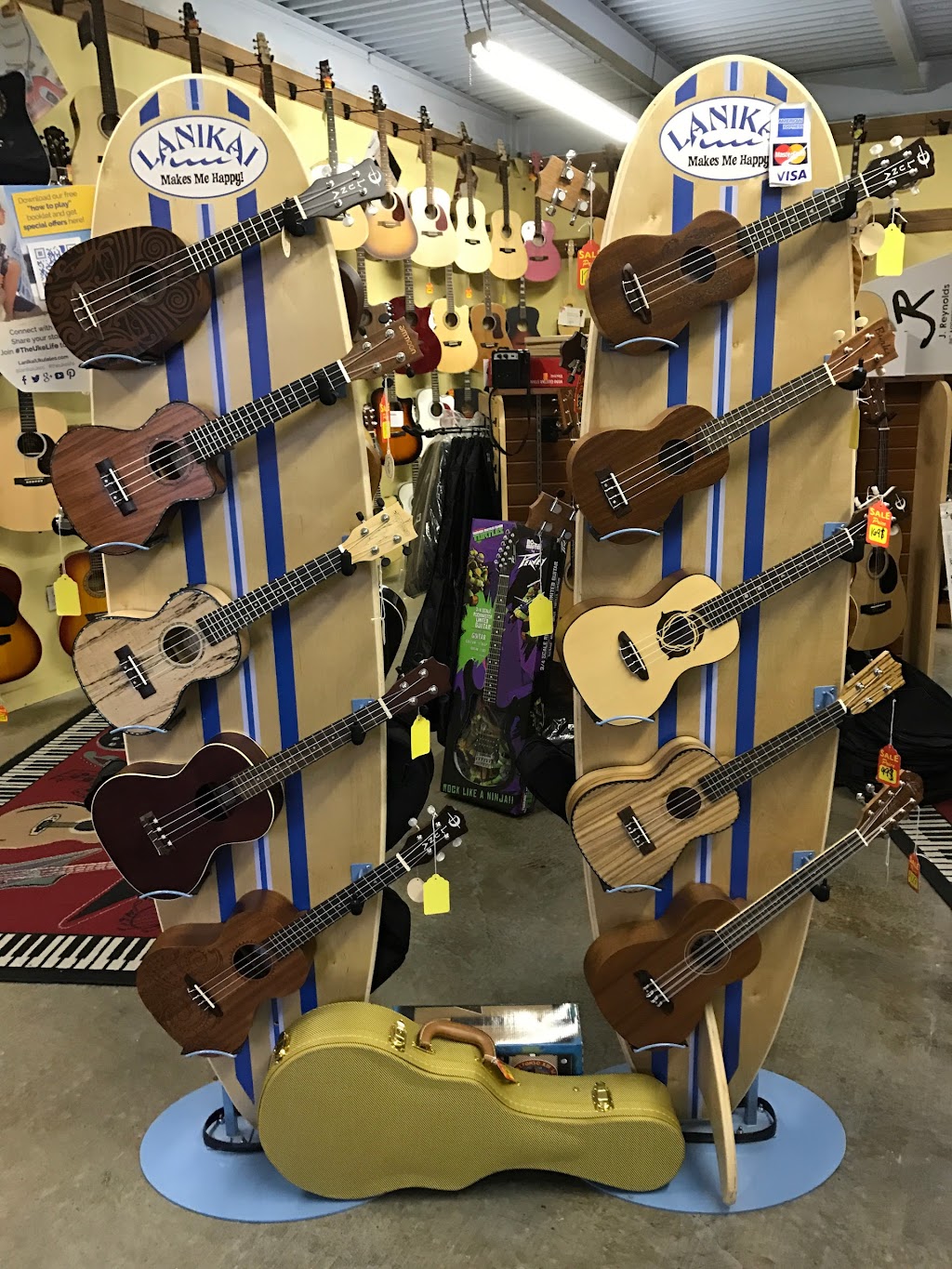 Guitarasaur Guitars & Ukuleles (In Painted Tree) | 2240 Justin Rd, Highland Village, TX 75077, USA | Phone: (817) 456-6864