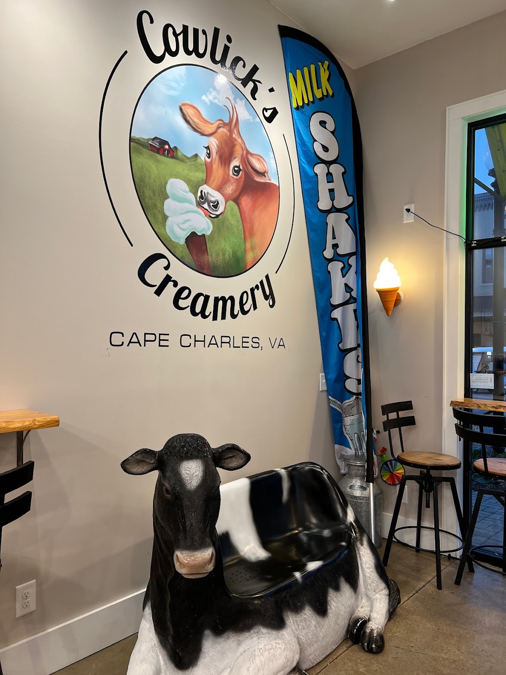 Cowlicks Creamery | 228 Mason Ave, Cape Charles, VA 23310, USA | Phone: (757) 210-8133