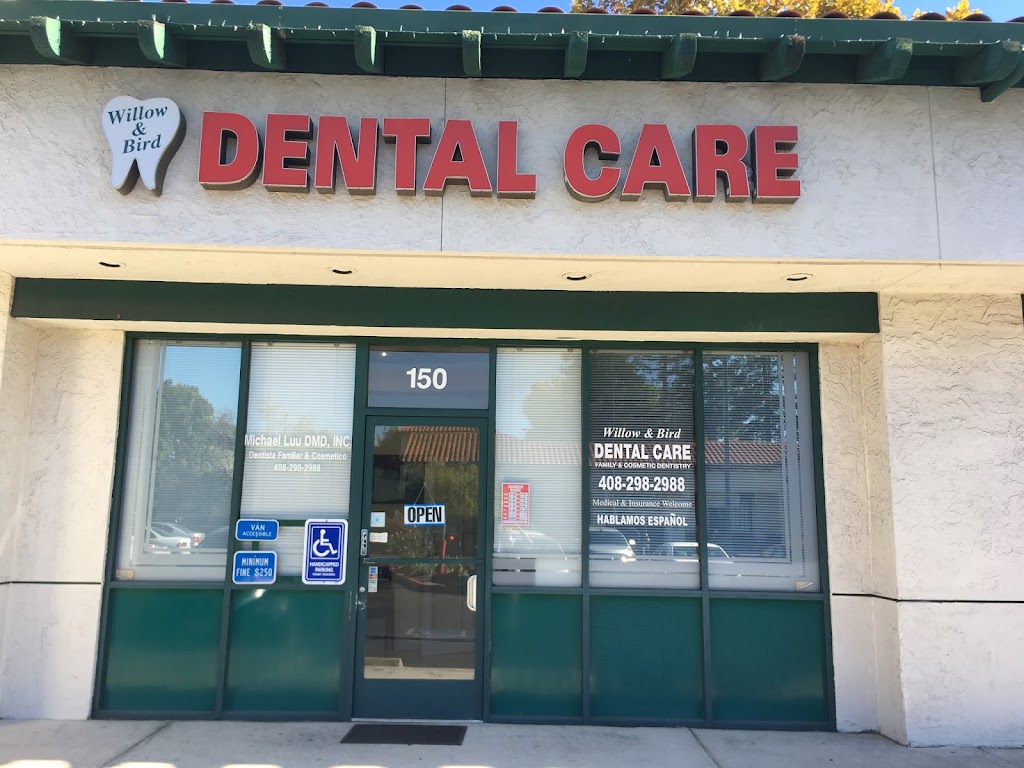 Willow & Bird Dental Care Michael H Luu DMD INC | 820 Willow St # 150, San Jose, CA 95125, USA | Phone: (408) 298-2988