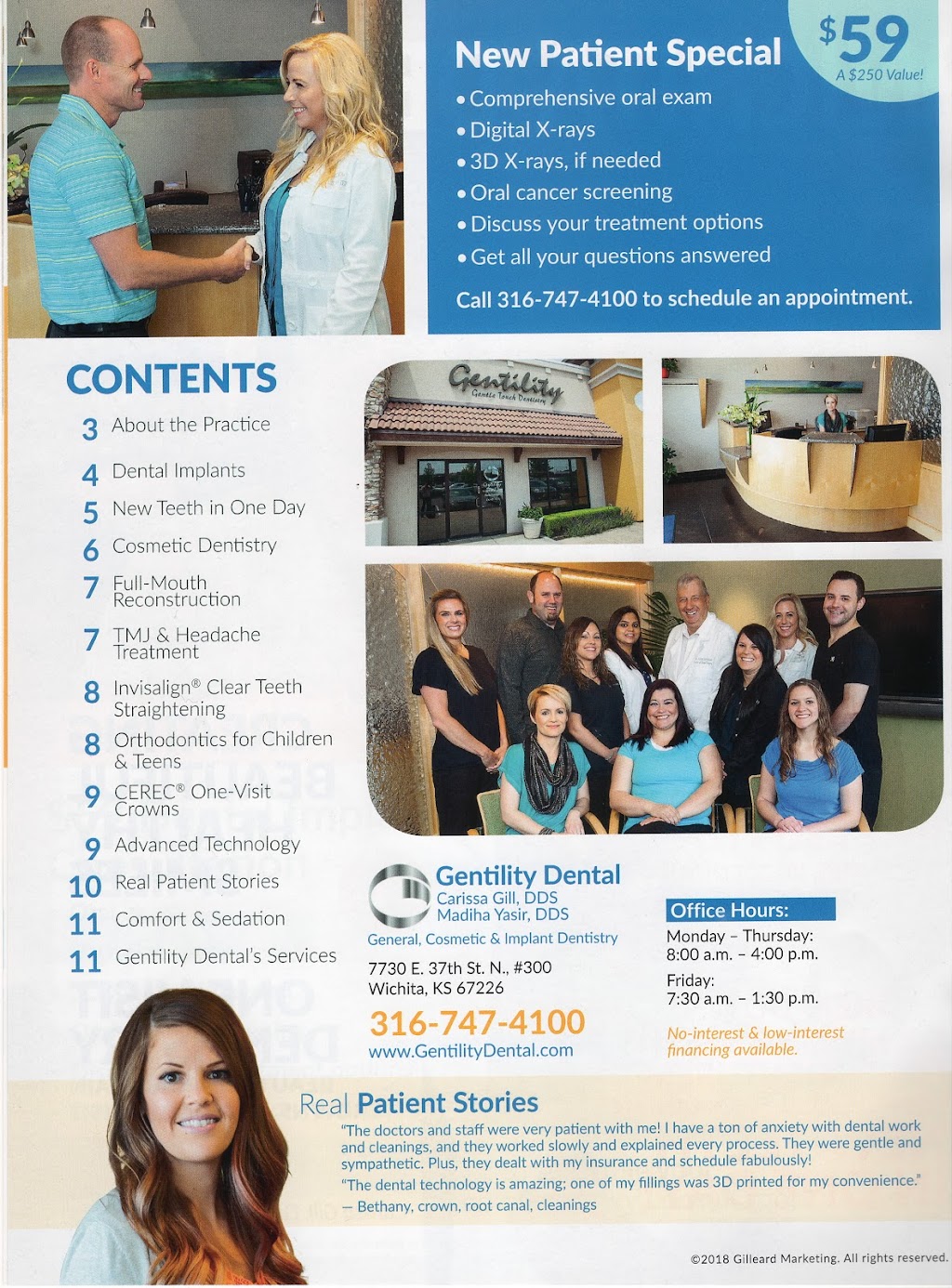 Gentility Gentle Touch Dentistry | 7991 E 37th St N, Wichita, KS 67226 | Phone: (316) 491-8200