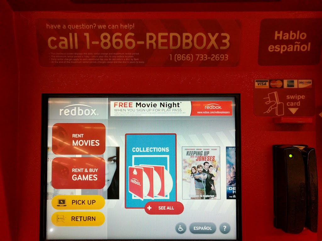 Redbox | 3135 Niagara Falls Blvd, Amherst, NY 14228, USA | Phone: (866) 733-2693