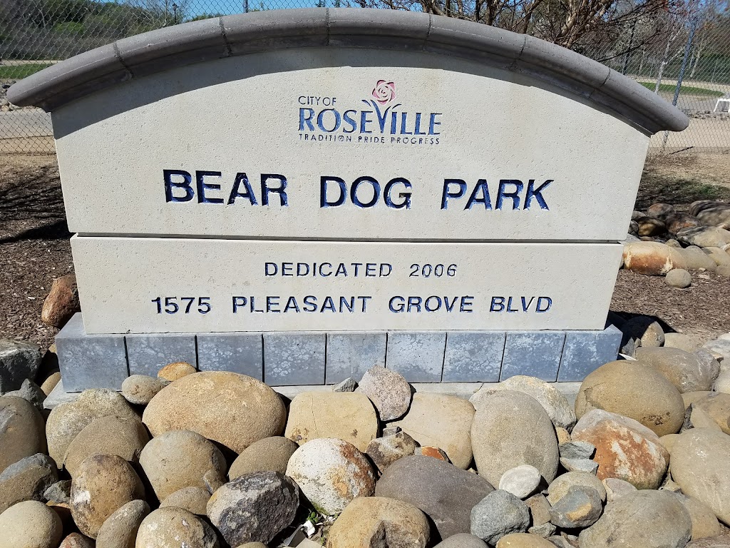 Bear Dog Park | 1565 Pleasant Grove Blvd, Roseville, CA 95747, USA | Phone: (916) 774-5200