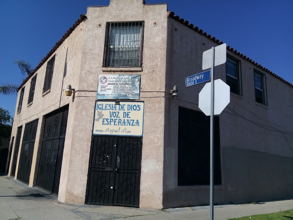 Iglesia De Dios Voz De Esperanza | 10824 S Broadway, Los Angeles, CA 90061, USA | Phone: (213) 369-1537