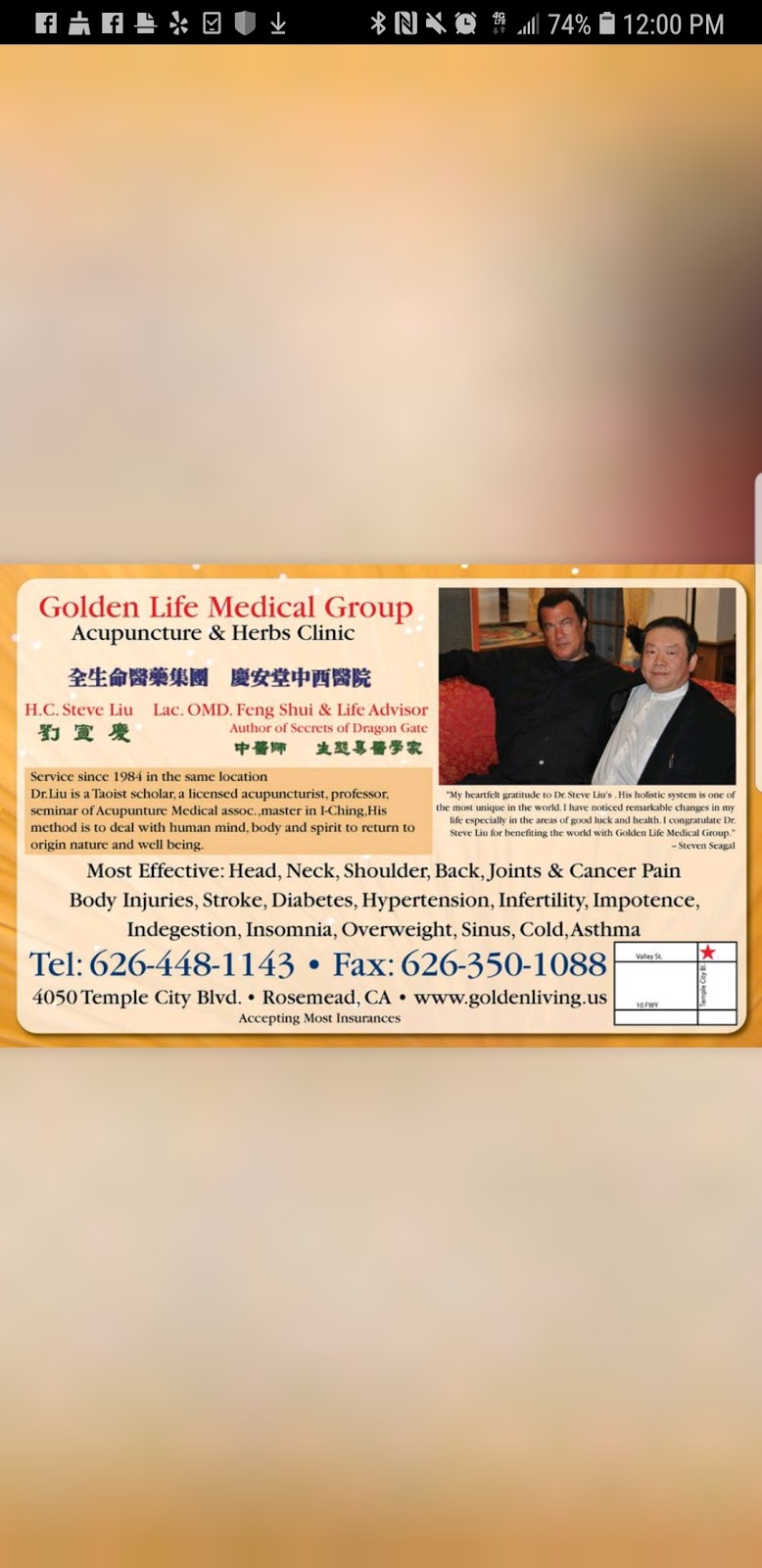 Golden Life Medical Group | 4050 Temple City Blvd, Rosemead, CA 91770, USA | Phone: (626) 448-1143