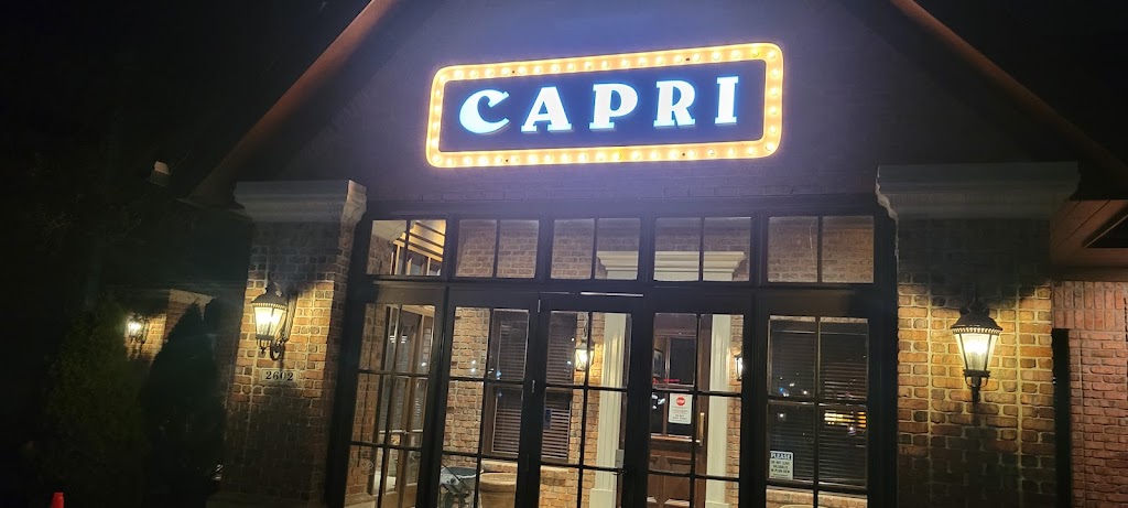 Capri Italian Restaurant | 2602 Ruth Dr, Indianapolis, IN 46240, USA | Phone: (317) 259-4122