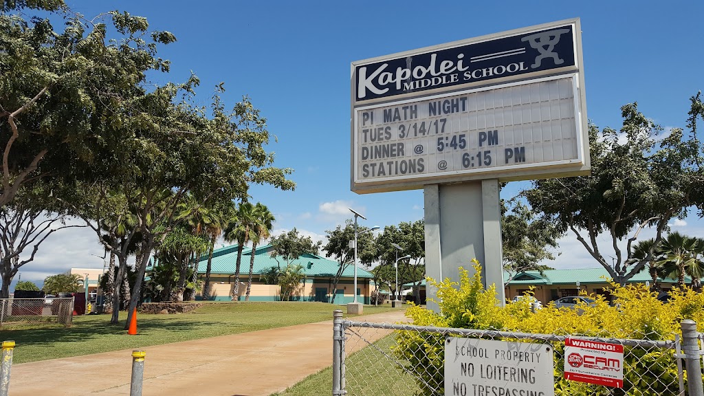 Kapolei Middle School | 91-5335 Kapolei Pkwy, Kapolei, HI 96707, USA | Phone: (808) 693-7025