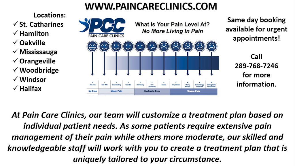 PCC Pain Care Clinics Windsor | 2464 Howard Ave #106, Windsor, ON N8X 3V6, Canada | Phone: (226) 782-7246