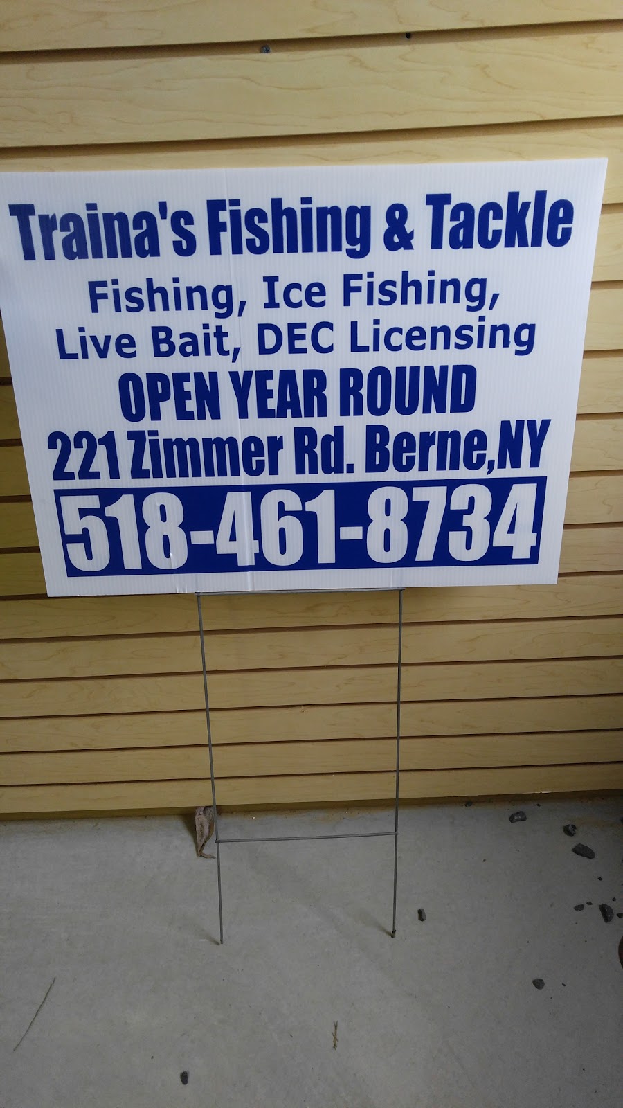 Trainas Fishing and ​Tackle Inc | 221 Zimmer Rd, Berne, NY 12023, USA | Phone: (518) 461-8734