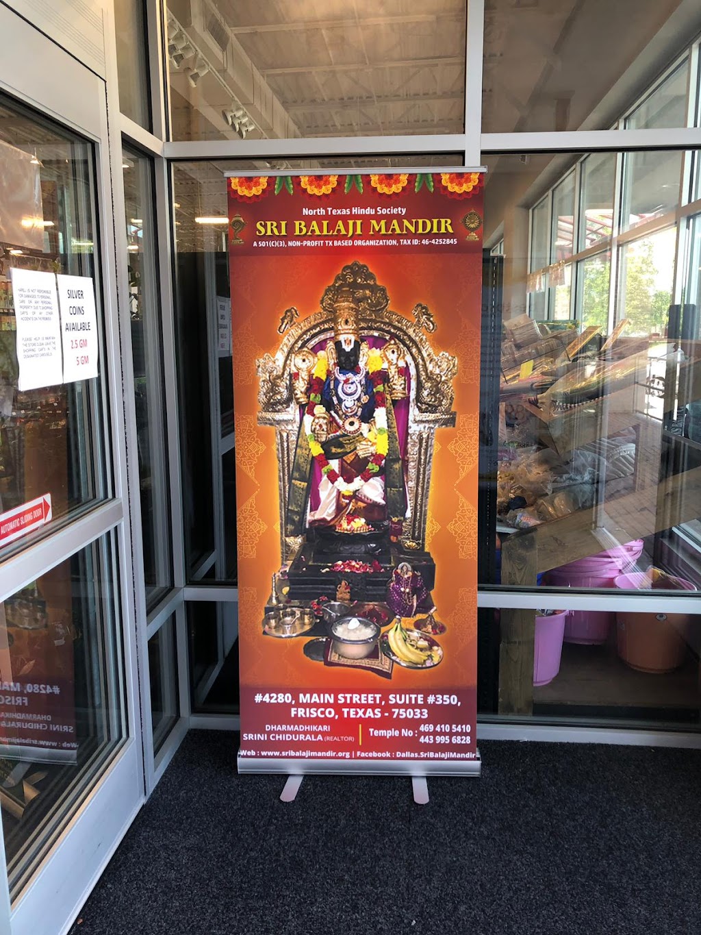 Sri Balaji Mandir - Venkateshwara Swamy Temple | 7447 Hillcrest Rd Suite#107, Frisco, TX 75035, USA | Phone: (469) 410-5410