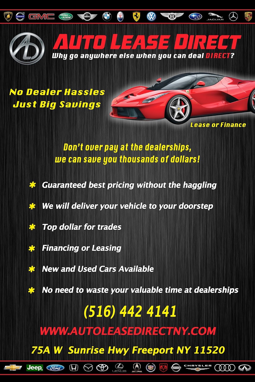 Auto Lease Direct | 4219 Merrick Rd, Massapequa, NY 11758, USA | Phone: (516) 442-4141