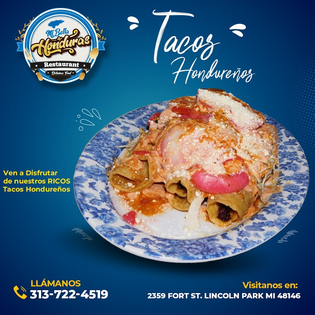 Mi Bella Honduras Restaurant | 2359 Fort St, Lincoln Park, MI 48146, USA | Phone: (313) 722-4519