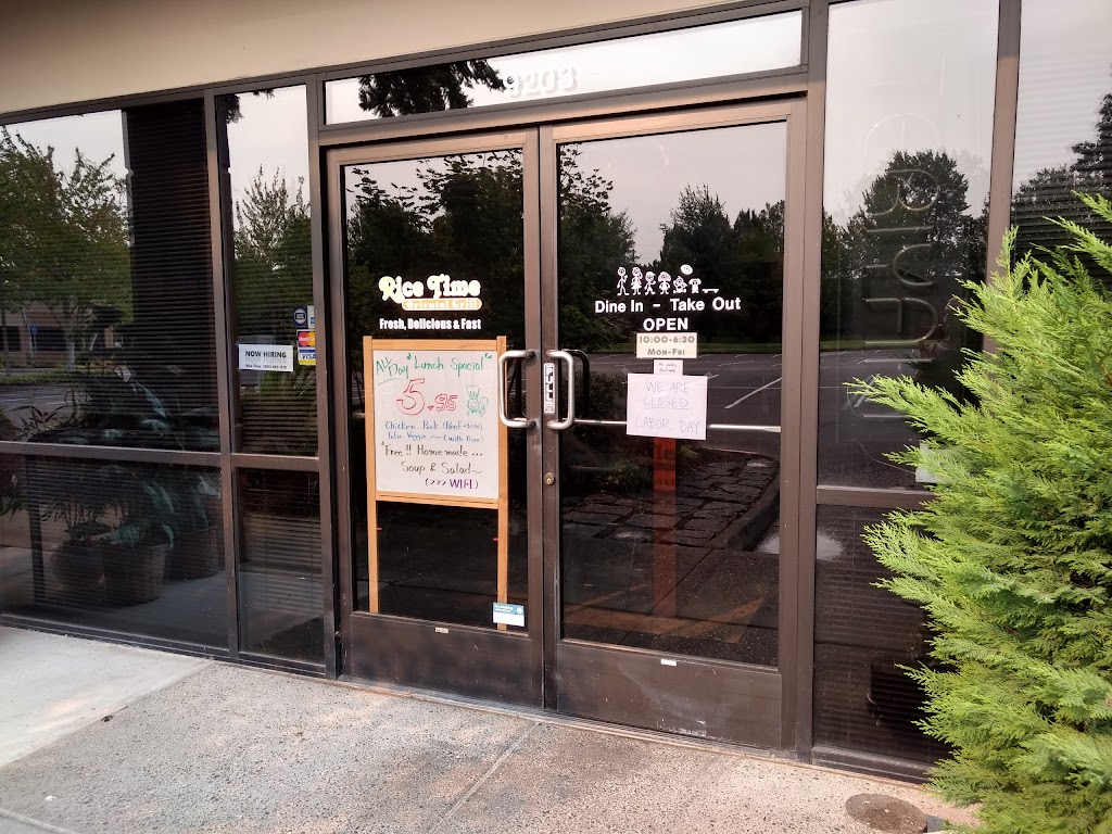 Rice Time Oriental Grill | 9203 SW Nimbus Ave, Beaverton, OR 97008, USA | Phone: (503) 641-1510