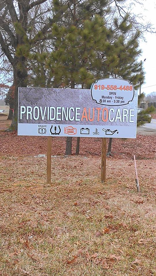 Providence Auto Care | 2862-B Cedar Creek Rd, Youngsville, NC 27596, USA | Phone: (919) 556-4488