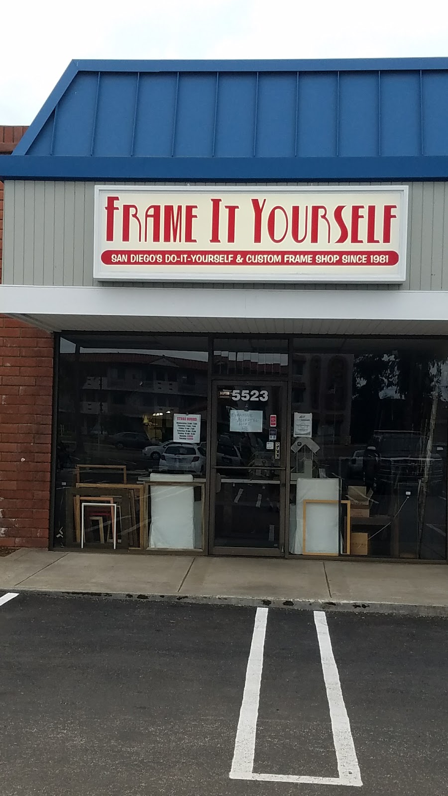 Frame It Yourself | 5523 Clairemont Mesa Blvd, San Diego, CA 92117, USA | Phone: (858) 571-3540