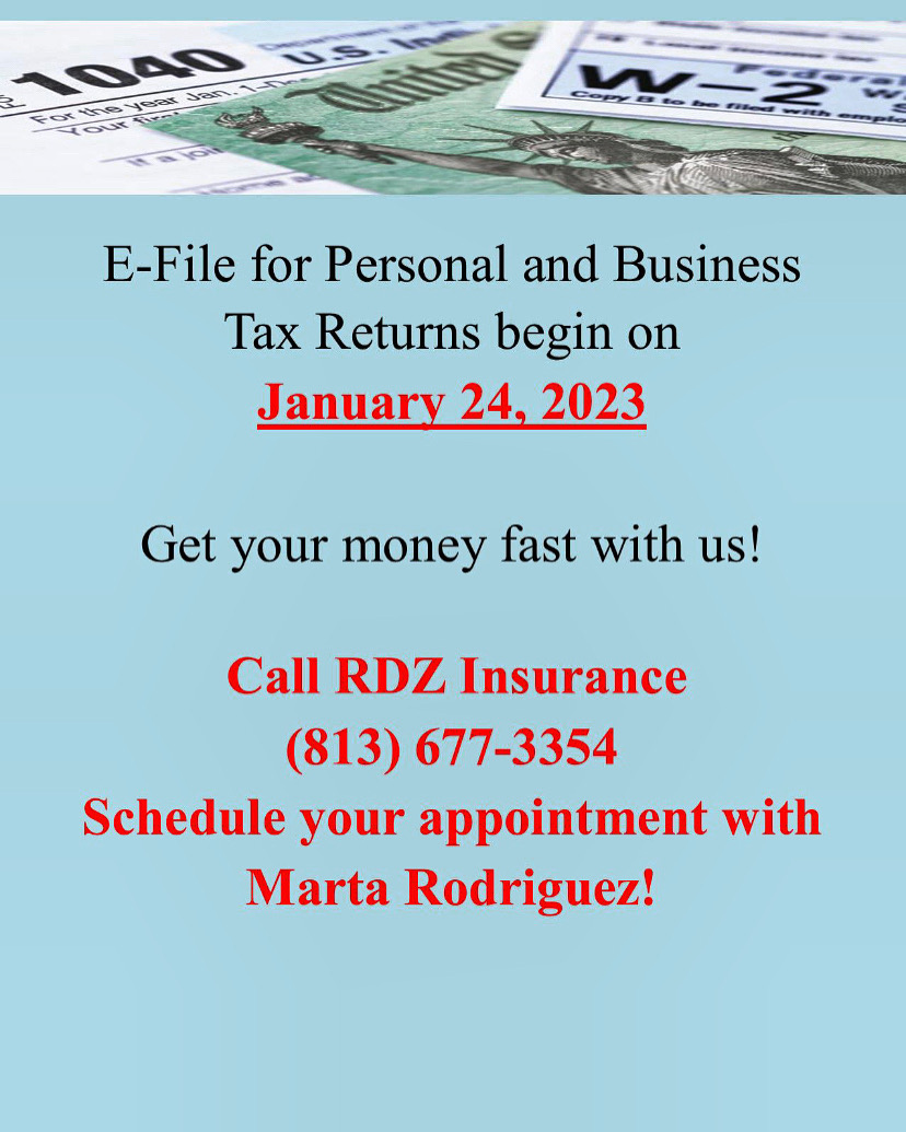 Rdz Insurance, Inc. | 10621 Tucker Jones Rd, Riverview, FL 33578, USA | Phone: (813) 677-3354
