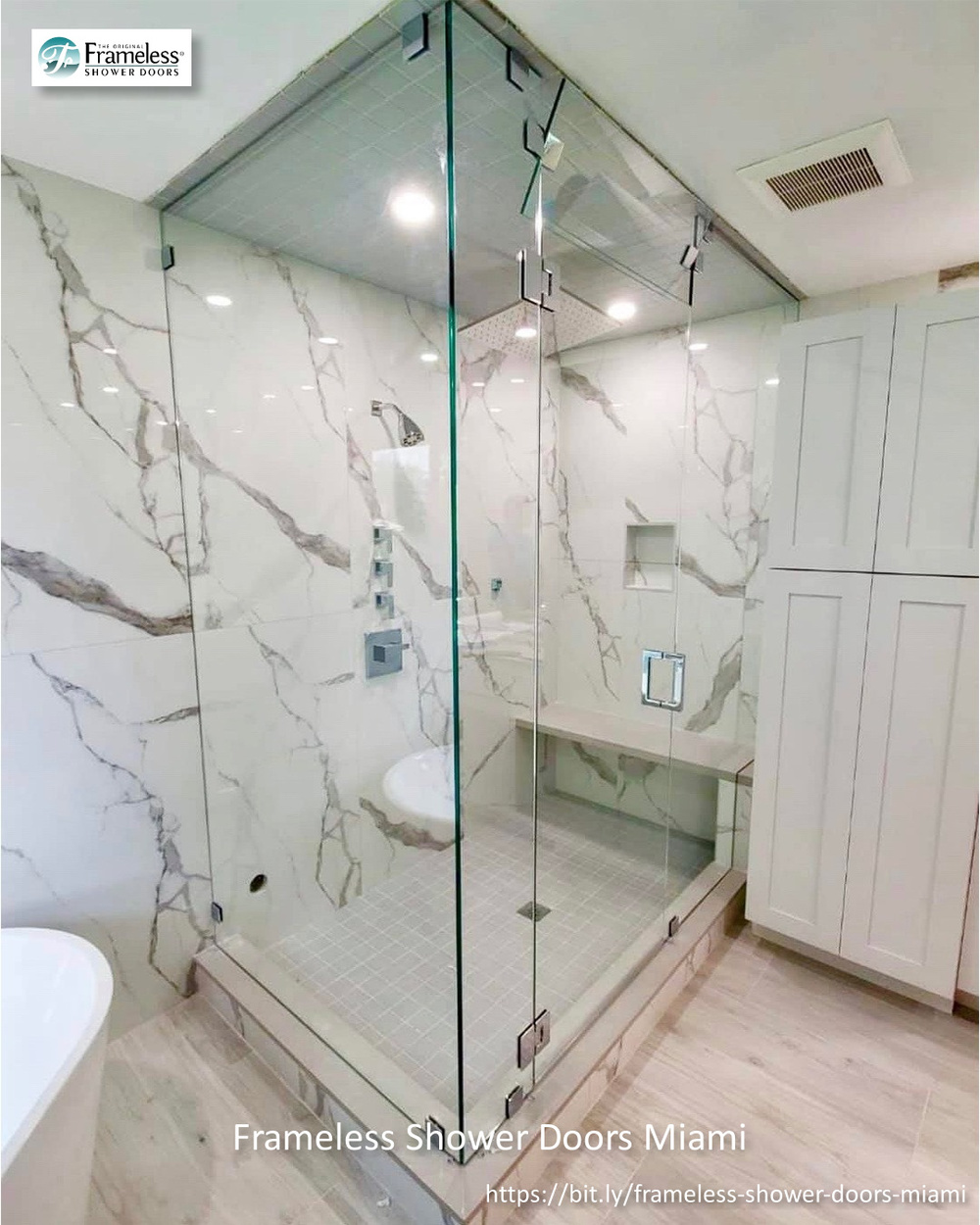 The Original Frameless Shower Doors | 17911 S Dixie Hwy, Miami, FL 33157, USA | Phone: (305) 425-1034