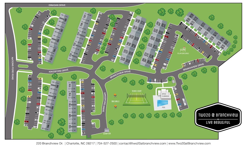 Two20 At Branchview | 220 Branchview Dr, Charlotte, NC 28217, USA | Phone: (704) 527-2500