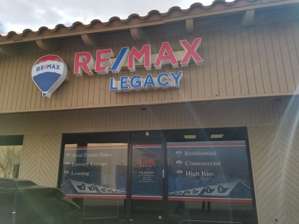 RE/MAX Legacy | 2301 E Sunset Rd suite #7, Las Vegas, NV 89119, USA | Phone: (702) 205-6099