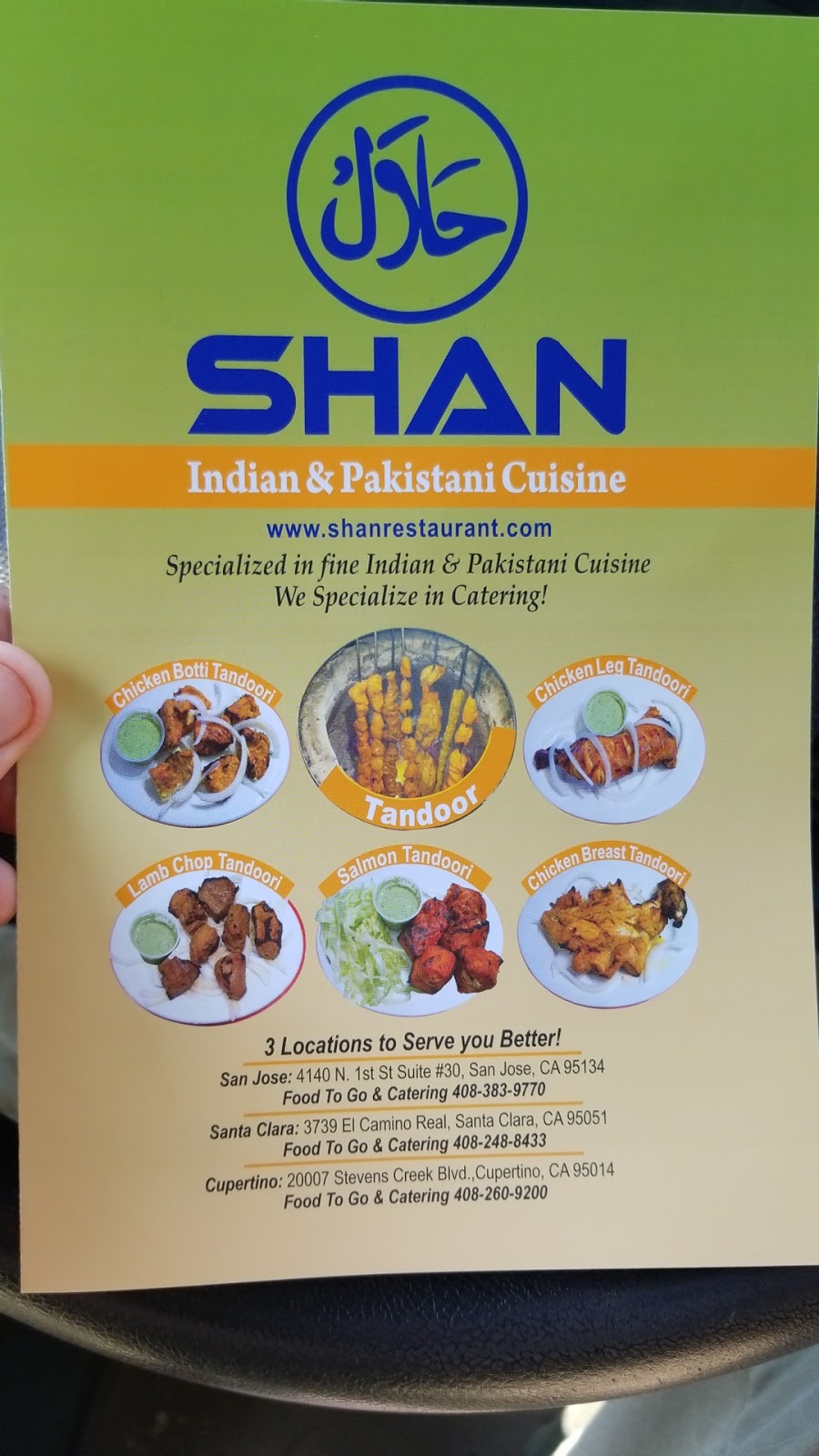 Shan Restaurant | 3739 El Camino Real, Santa Clara, CA 95051, USA | Phone: (408) 248-8433