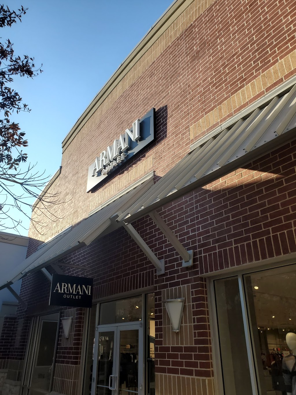 Armani Outlet Premium Outlets Houston | 29300 Hempstead Rd Suite 413, Cypress, TX 77433, USA | Phone: (281) 213-5061