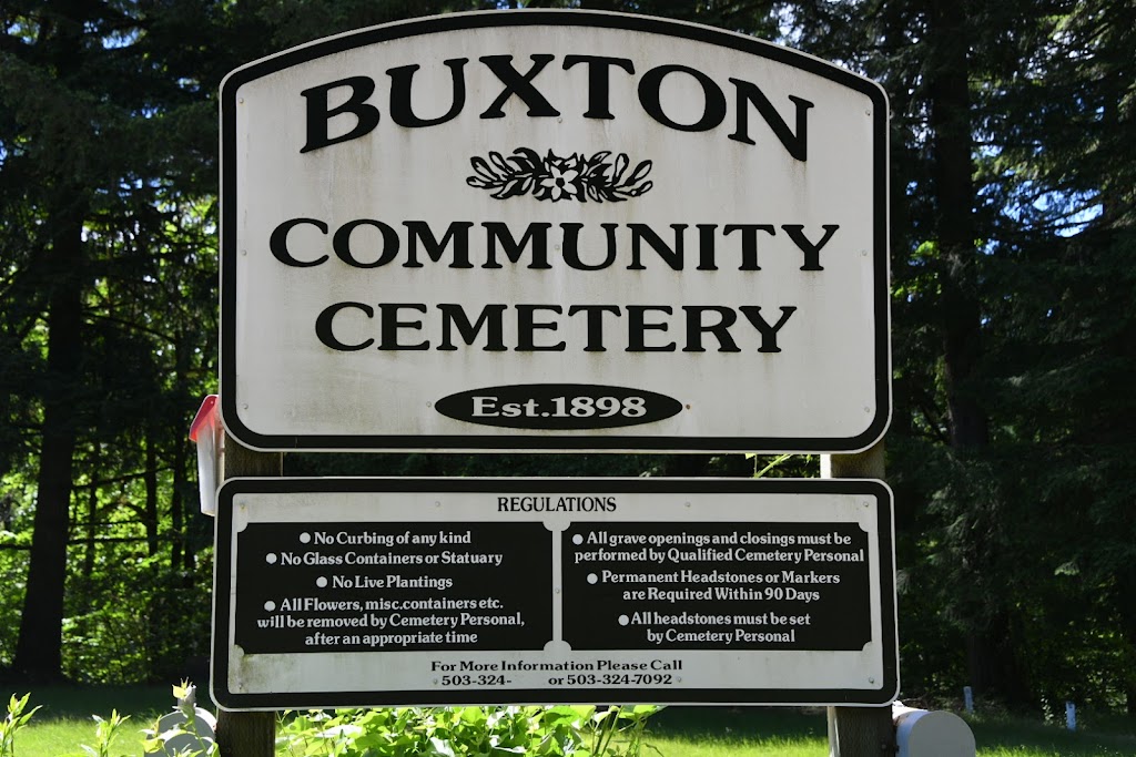 Buxton Cemetery | Manning, OR 97125 | Phone: (503) 324-7275