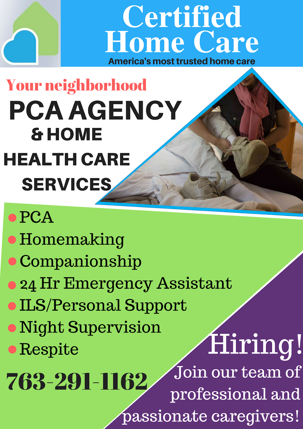 Certified Home Care | 4080 W Broadway Ave #140a, Robbinsdale, MN 55422, USA | Phone: (763) 291-1162