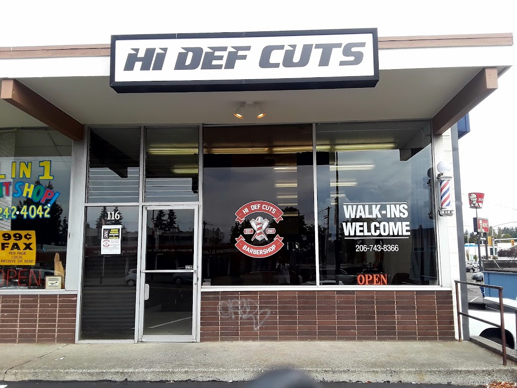 Hi Def Cuts | 116 SW 153rd St, Burien, WA 98166, USA | Phone: (206) 743-8366