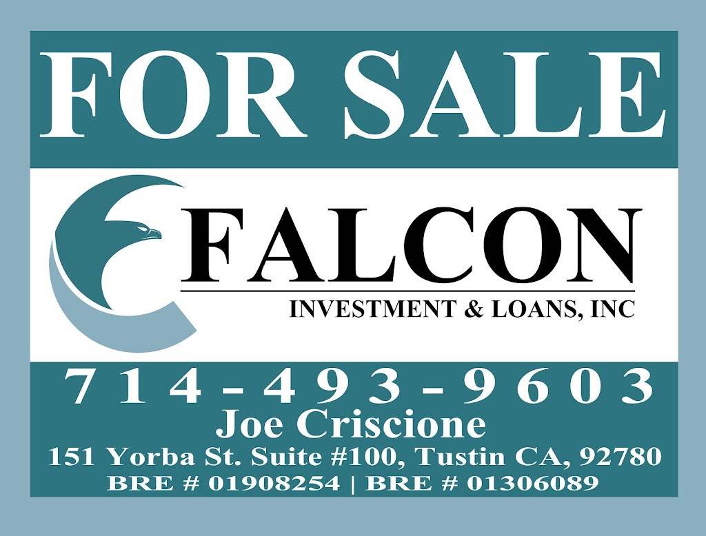 Falcon Investment and Loans Inc | 1801 Park Court Place Unit I #103, Santa Ana, CA 92701, USA | Phone: (714) 493-9603