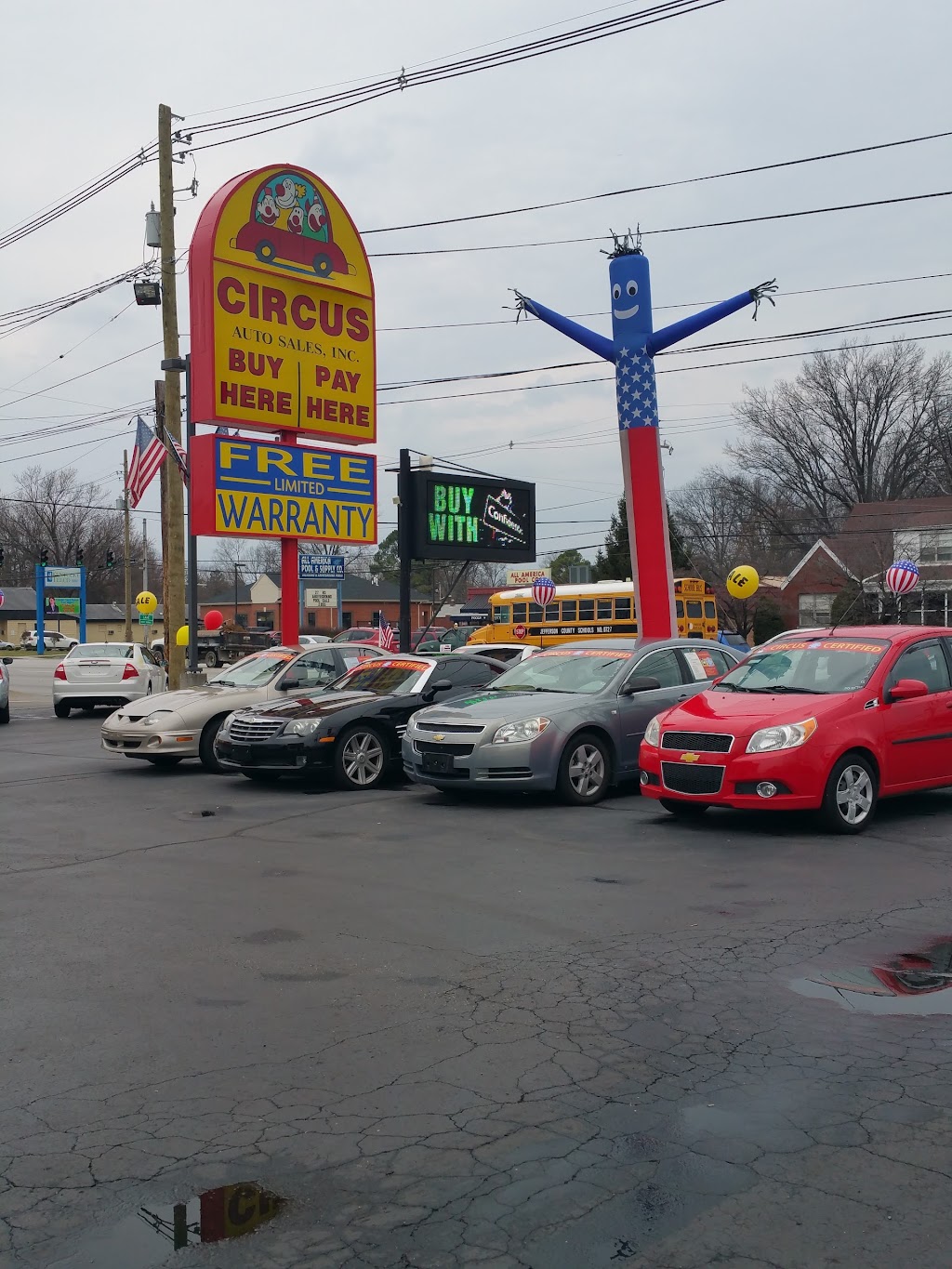 Circus Auto Sales | 4639 Dixie Hwy, Louisville, KY 40216, USA | Phone: (502) 448-2472