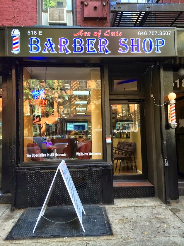 Ace Of Cuts Barber Shop - hair care  | Photo 5 of 10 | Address: 518 E 6th St, New York, NY 10009, USA | Phone: (646) 707-3507