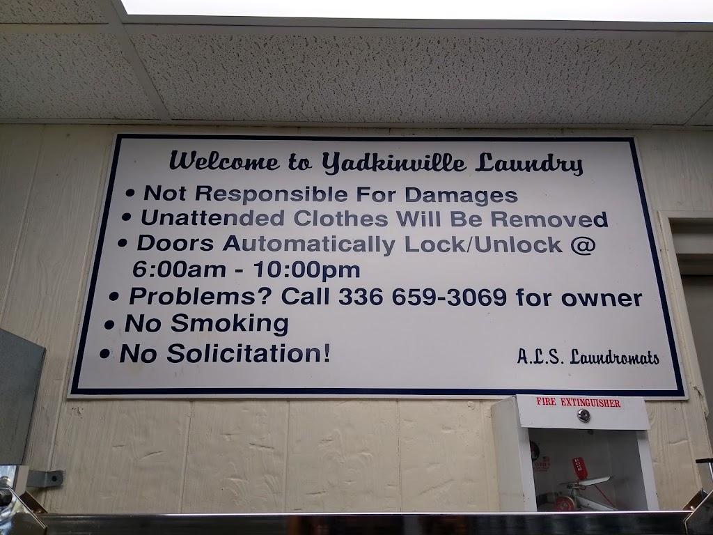 Yadkinville Coin laundry | 548 E Main St, Yadkinville, NC 27055, USA | Phone: (336) 659-3069