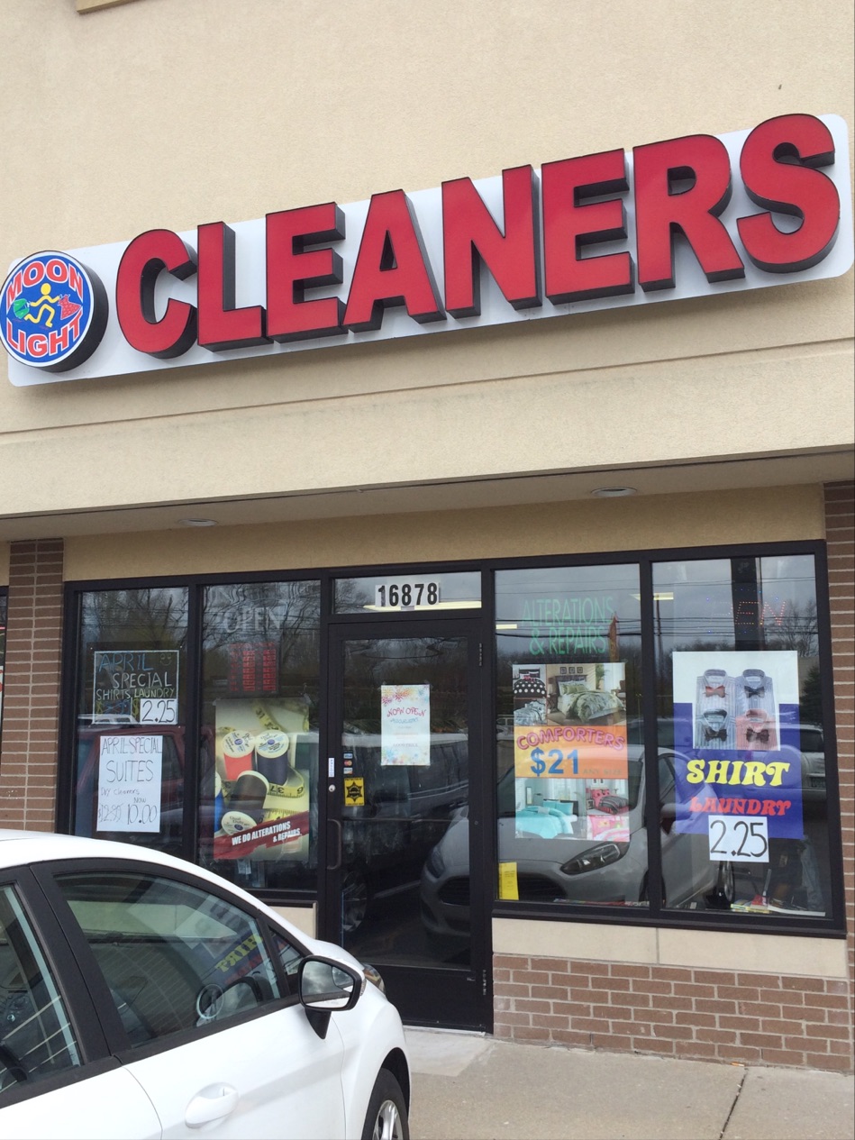 Moonlight Cleaners Dry Cleaning | 16878 15 Mile Rd, Fraser, MI 48026, USA | Phone: (248) 677-5356
