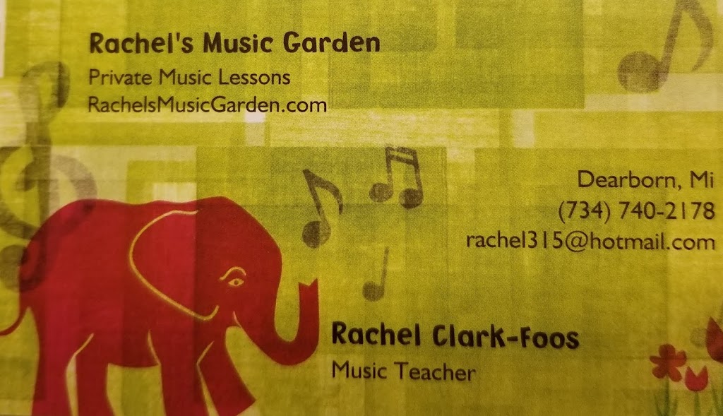 Rachels Music Garden, LLC | 3537 Roosevelt St, Dearborn, MI 48124, USA | Phone: (734) 740-2178